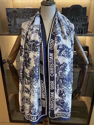 Dior Lenço longo de seda