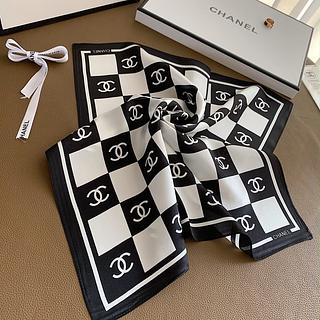 Chanel lenço seda quadrado70*70
