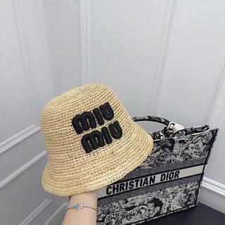 Miumiu chapéu de palha