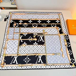 LV lenço seda quadrado 90*90