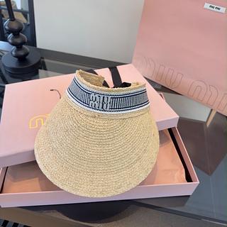 Miumiu chapéu de palha