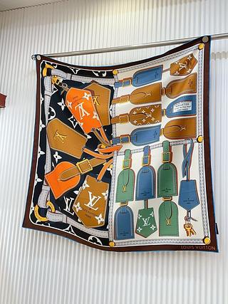 LV lenço seda quadrado 90*90