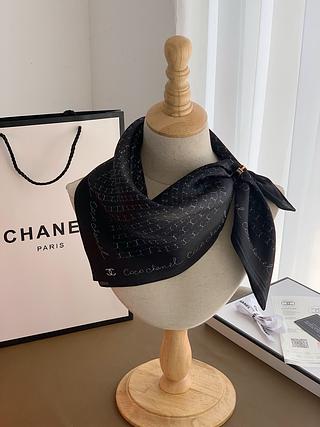 Chanel lenço seda quadrado70*70