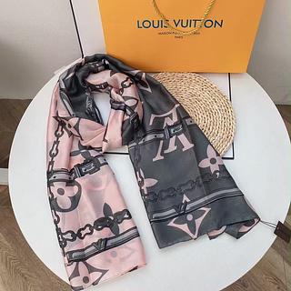 LV Lenço longo de seda