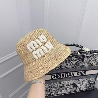 Miumiu chapéu de palha