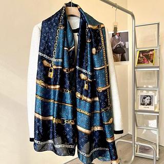 LV Lenço longo de seda