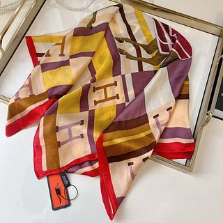 Hermes lenço seda quadrado70*70