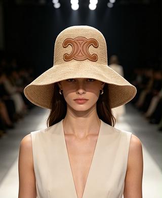 Celine chapéu de palha