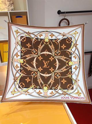 LV lenço seda quadrado 90*90