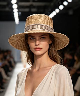 Miumiu chapéu de palha