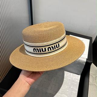 Miumiu chapéu de palha