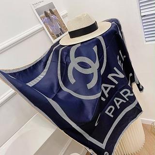 Chanel lenço seda quadrado 90*90