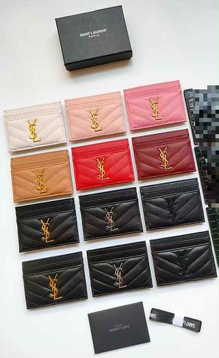 YSL porta cartão