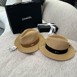 Chanel chapéu de palha